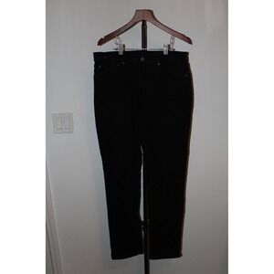 Levi's 511 Slim Fit Black Jeans Men's 34x34 Solid Denim Pants